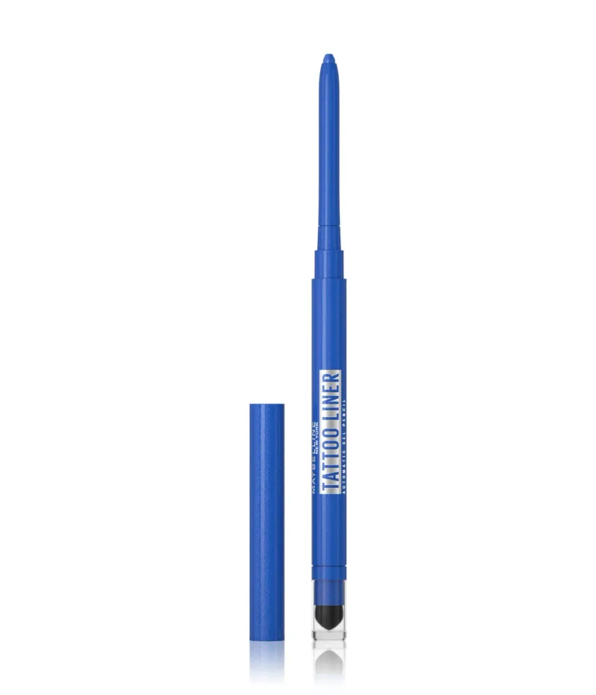Карандаш для глаз Maybelline New York Tattoo Liner Smokey Gel Pencil гелевый, автоматический, оттенок Saphire