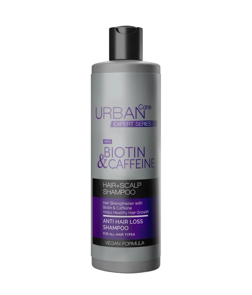 Шампунь Urban Care Expert Biotin & Caffein против выпадения волос, укрепляющий, 350 мл