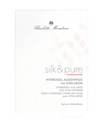 Гидрогелевые патчи для кожи вокруг глаз Charlotte Meentzen Silk & Pure увлажняющие, с гиалуроновой кислотой, 5 шт