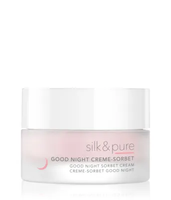 Ночной крем-сорбет для лица Charlotte Meentzen Silk & Pure Good Night Creme-Sorbet, увлажняющий, 50 мл