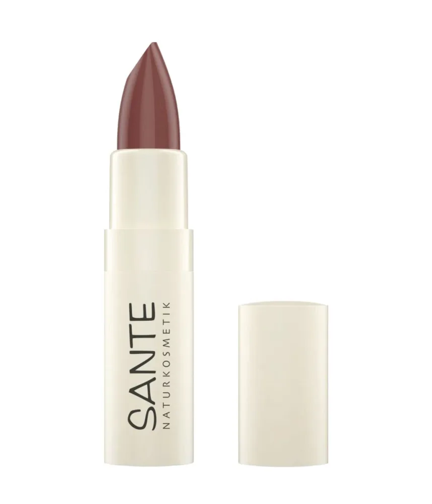 Помада Sante Moisture Lipstick увлажняющая, кремовая, оттенок 04 - Hazel Nude