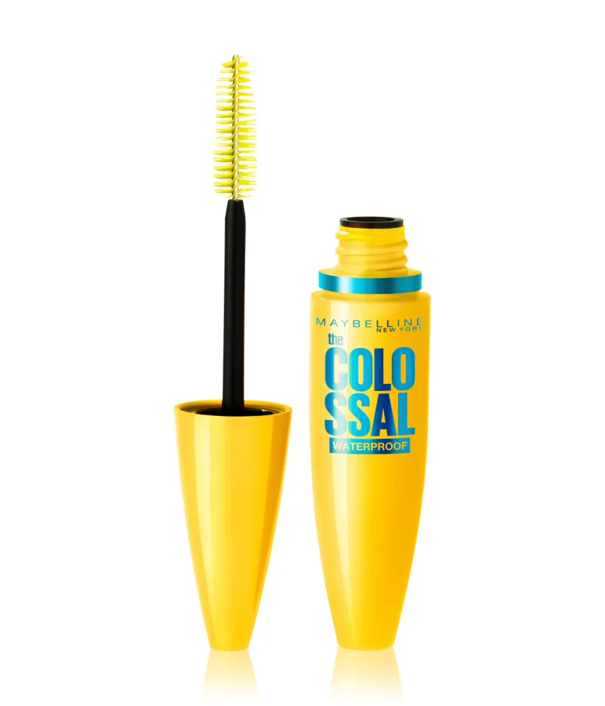 Водостойкая тушь Maybelline New York Volum' Express The Colossal 100% Waterproof с эффектом объёма, оттенок Black, 10 мл