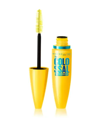 Водостойкая тушь Maybelline New York Volum' Express The Colossal 100% Waterproof с эффектом объёма, оттенок Black, 10 мл