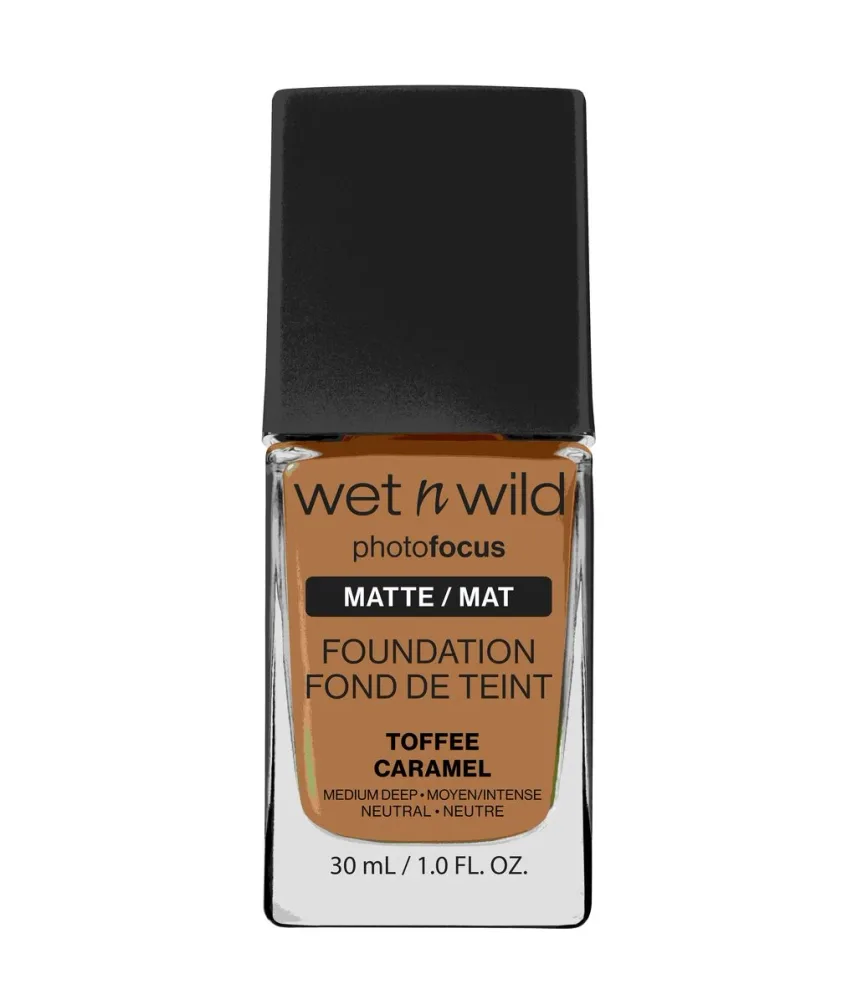 Тональный крем wet n wild Photo Focus Foundation Matte матовый, плотное покрытие, оттенок Amber Beige