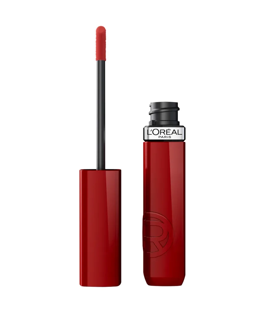 Помада L'Oreal Paris Infaillible Laque Resistance 16H стойкая, с блеском, оттенок 550 - Noir Cherry