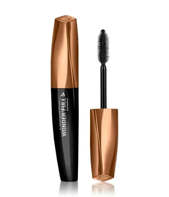Тушь для ресниц Manhattan Wonder'Full с аргановым маслом, с эффектом объёма, оттенок Brown Black