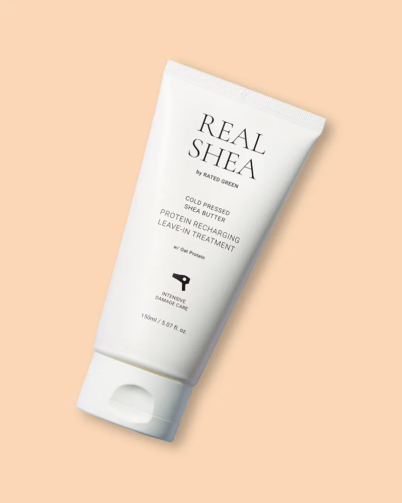 Несмываемый крем для волос Rated Green Real Shea Protein Recharging Leave-In с термозащитой, увлажняющий, 150 мл