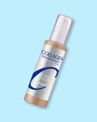 Тональная основа Enough Collagen Moisture Foundation увлажняющая, для сухой кожи, оттенок 21