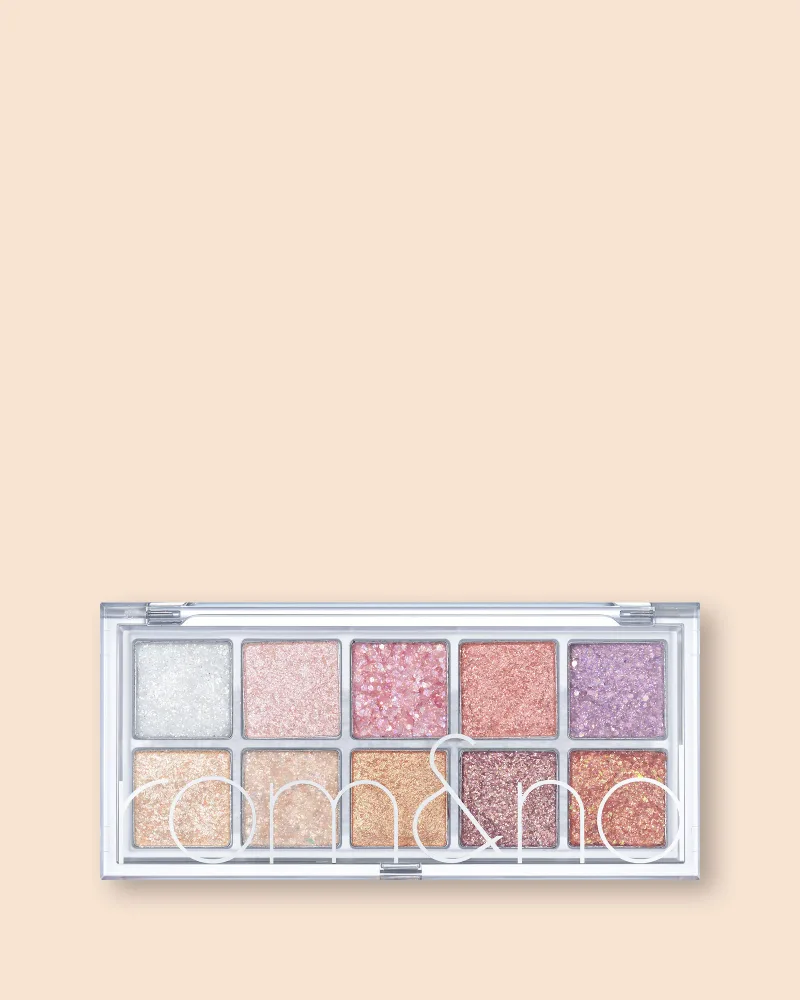 Палетка теней rom&nd Better Than Palette, с блёстками, оттенок 00 Light & Glitter Garden