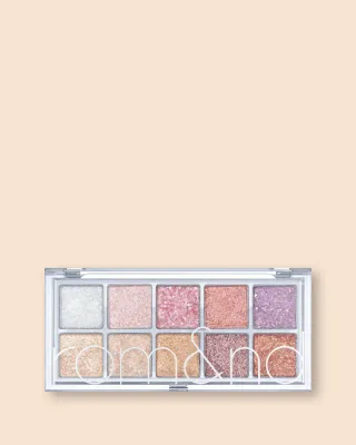 Палетка теней rom&nd Better Than Palette, с блёстками, оттенок 00 Light & Glitter Garden