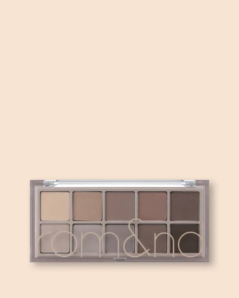 Палетка теней rom&nd Better Than Palette, с блёстками, оттенок 04 Dusty Fog Garden