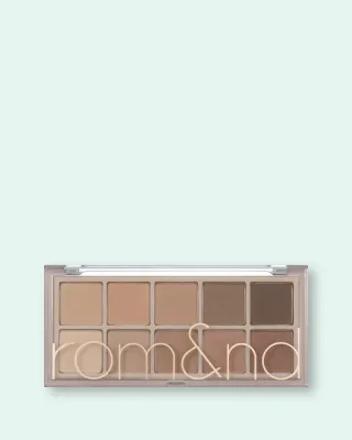 Палетка теней rom&nd Better Than Palette, с блёстками, оттенок 05 Shade & Shadow Garden
