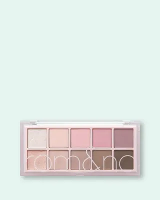 Палетка теней rom&nd Better Than Palette, с блёстками, оттенок 06 Peony Nude Garden