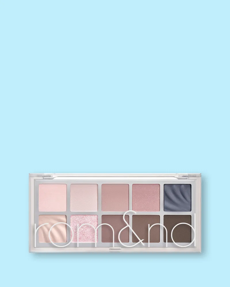 Палетка теней rom&nd Better Than Palette, с блёстками, оттенок 13 Odd Breeze Garden