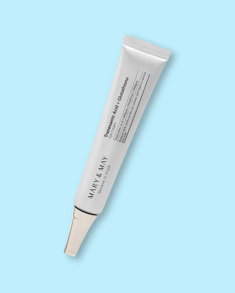 Крем для кожи вокруг глаз Mary & May Tranexamic Acid + Glutathione Eye Cream против тёмных кругов, осветляющий, 30 г