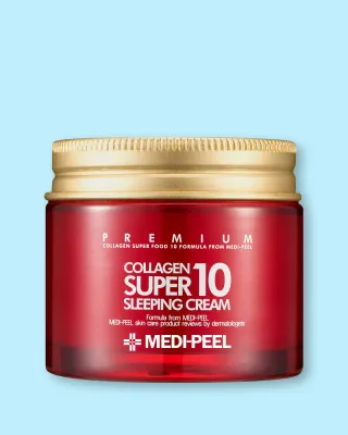 Ночной крем для лица Medi-Peel Collagen Super10 Sleeping Cream против признаков старения, с коллагеном, 70 мл