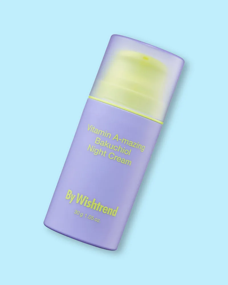 Ночной крем для лица By Wishtrend Vitamin A-Mazing Bakuchiol Night Cream, с бакучиолом, 30 г
