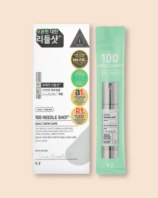 Бустер для лица VT Cosmetics Reedle Shot 100, микроигольчатый, 2 мл × 10 шт