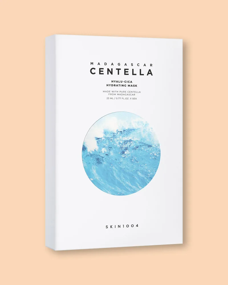Тканевая маска для лица Skin1004 Madagascar Centella Hyalu-Cica Hydrating Mask увлажняющая, 23 мл × 5 шт