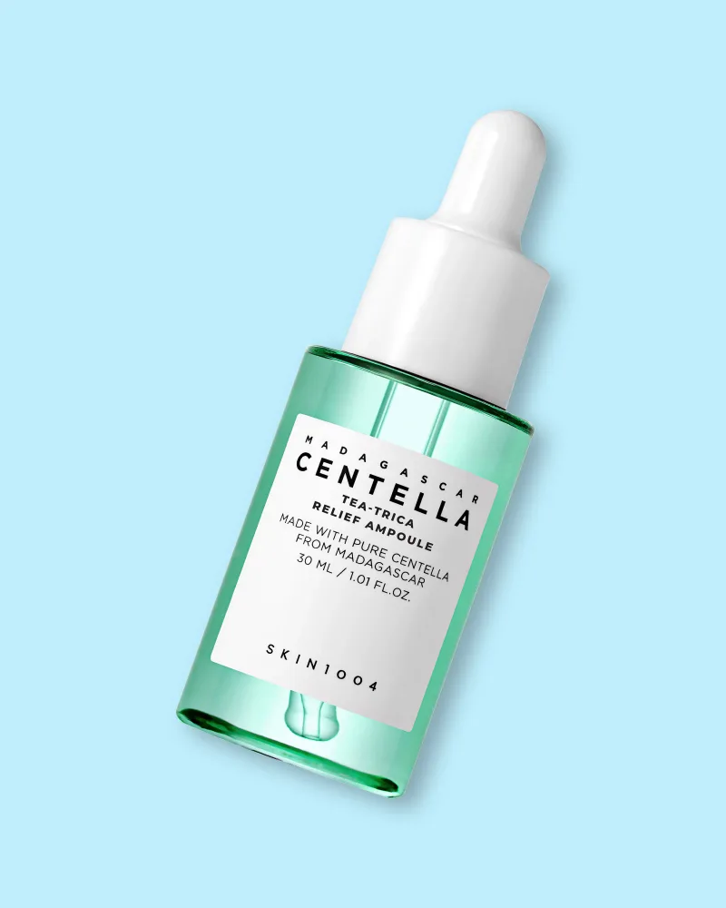 Сыворотка для лица Skin1004 Madagascar Centella Tea-Trica Relief Ampoule, против воспалений, для проблемной кожи, 30 мл