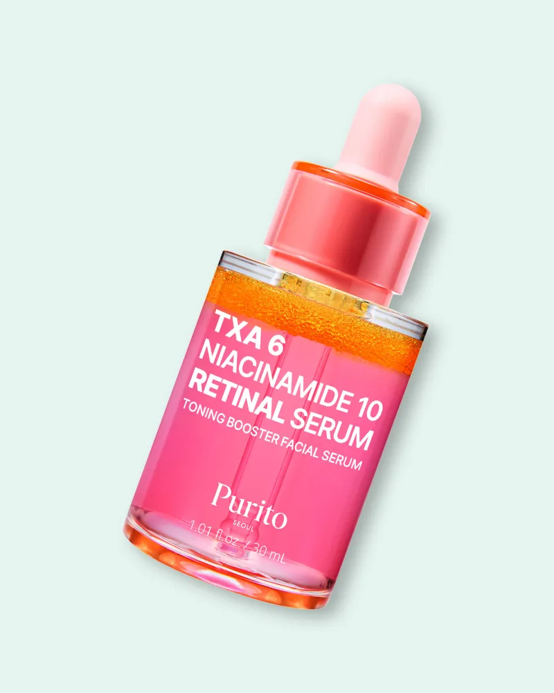 Сыворотка для лица Purito Seoul TXA 6 Niacinamide 10 Retinal Serum, с ретиналем и ниацинамидом, для зрелой кожи, 30 мл