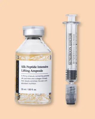 Сыворотка для лица Sungboon Editor Silk Peptide Intensive Lifting Ampoule, с пептидами, лифтинг, 35 мл