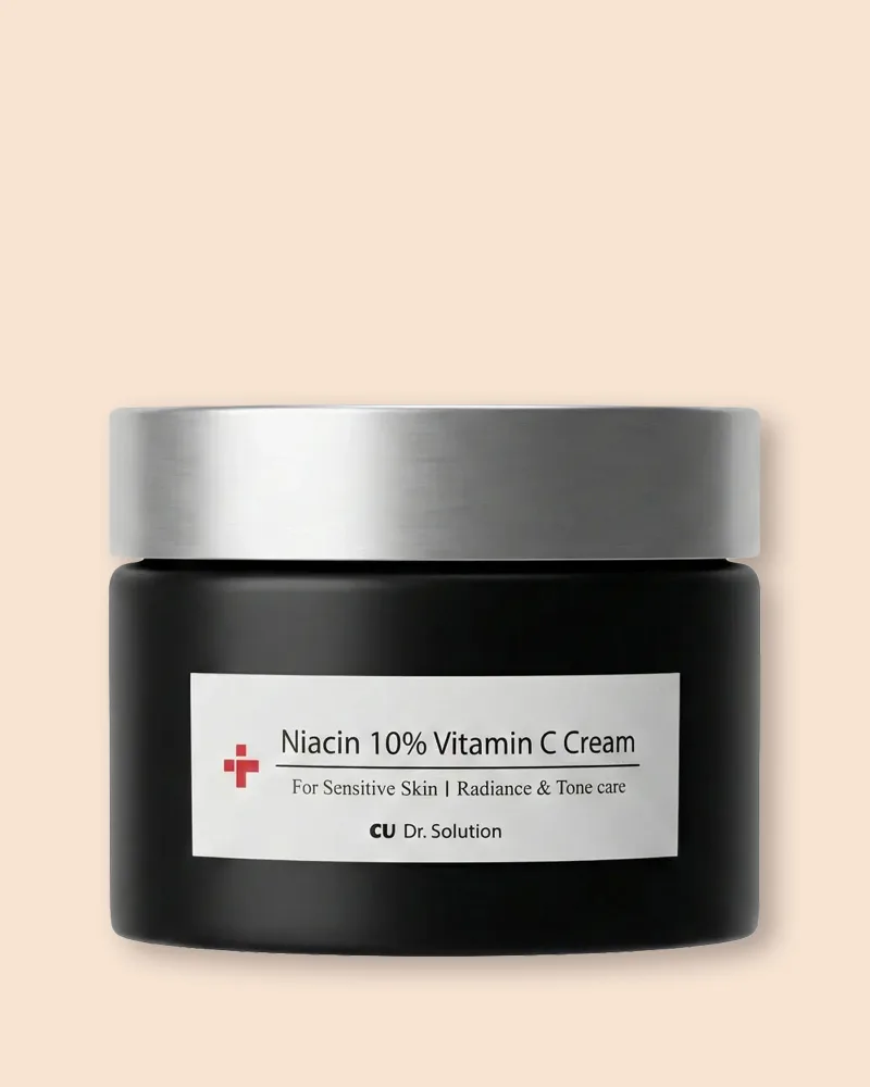 Крем для лица Cu Skin CU Dr.Solution Niacin 10% Vitamin C Cream, с ниацинамидом и витамином C, 50 мл
