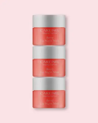 Ночная маска для губ Care:Nel Berry Lip Night Mask ягодная, увлажняющая, 3 шт. по 5 г