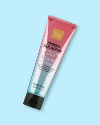 Несмываемая маска Farmstay Shining Silk Repair Hair Treatment Peptide увлажняющая, питательная