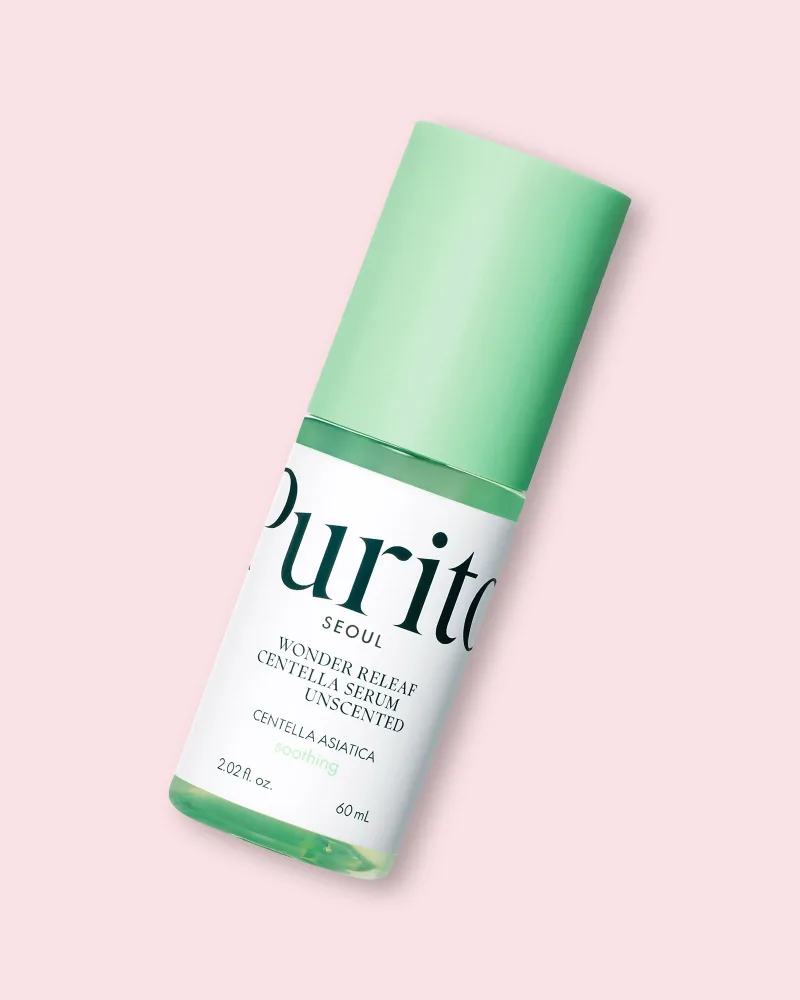 Сыворотка для лица Purito Seoul Wonder Releaf Centella Serum Unscented, увлажняющая, восстанавливающая, 60 мл