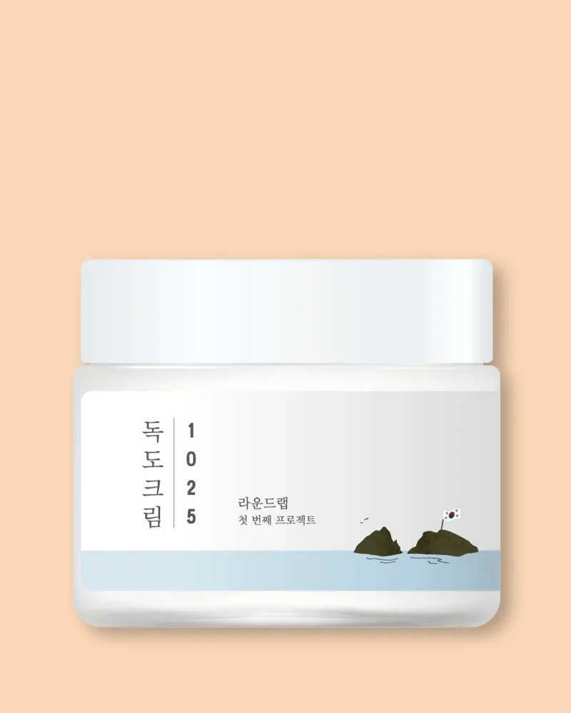 Крем для лица Round Lab 1025 Dokdo Cream увлажняющий, для чувствительной и сухой кожи, 80 мл