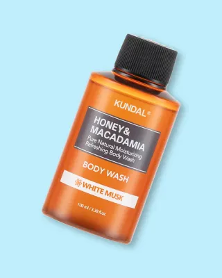 Гель для душа Kundal Honey & Macadamia Pure Body Wash White Musk, питательный, 100 мл