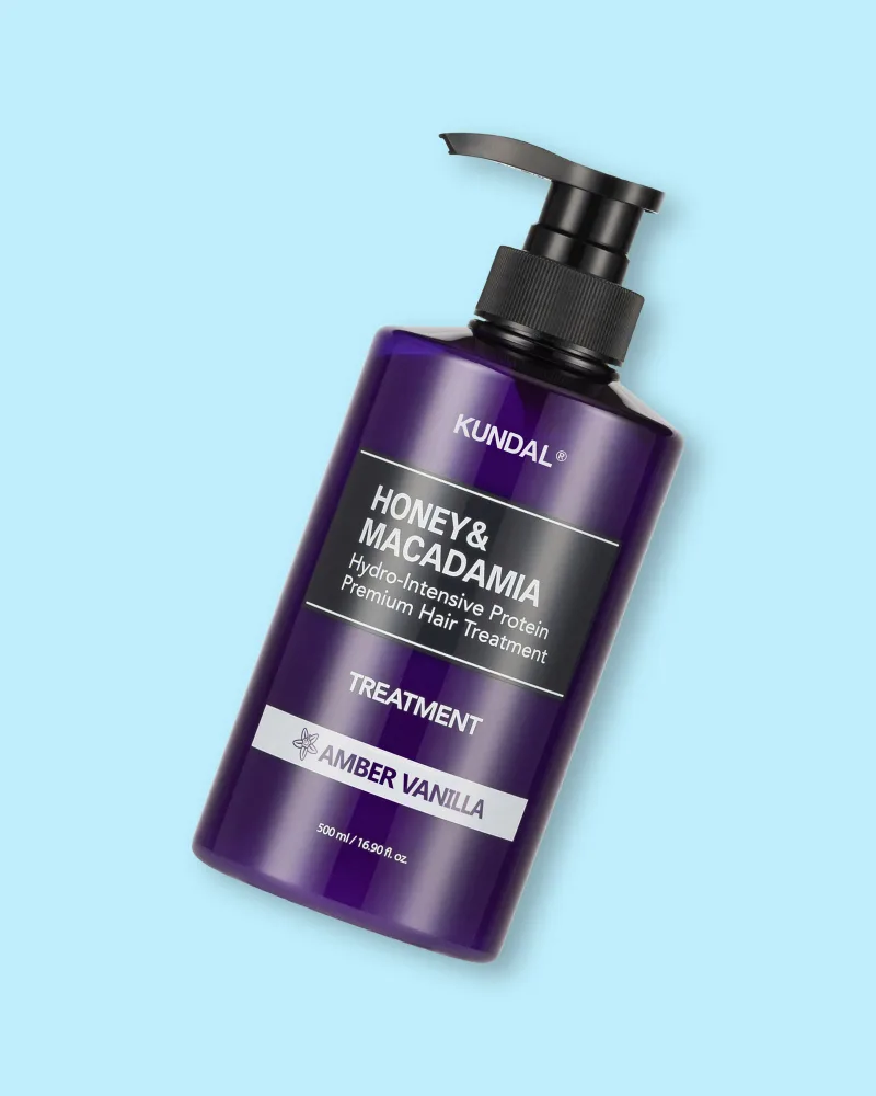Кондиционер для волос Kundal Honey & Macadamia Protein Treatment Amber Vanilla с протеинами, для блеска
