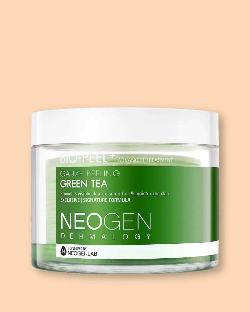 Отшелушивающие пэды для лица Neogen Dermalogy Bio Peel Gauze Peeling Green Tea с зелёным чаем, 30 шт, 200 мл