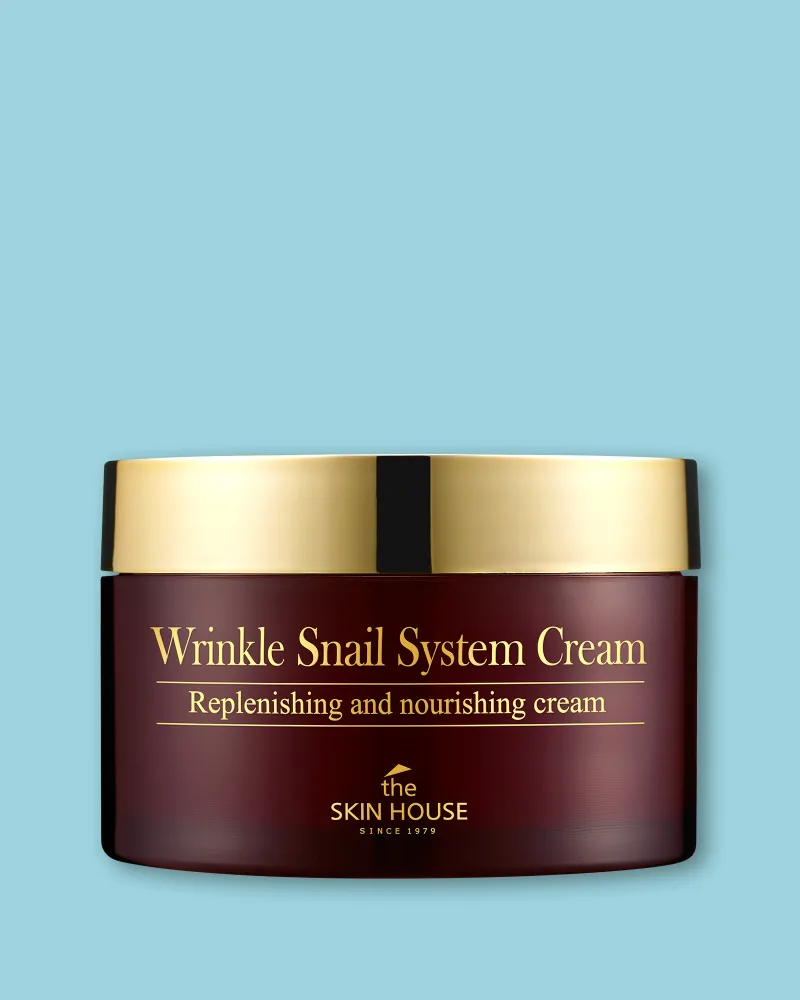 Крем для лица The Skin House Wrinkle Snail System Cream против морщин, с муцином улитки, 100 мл