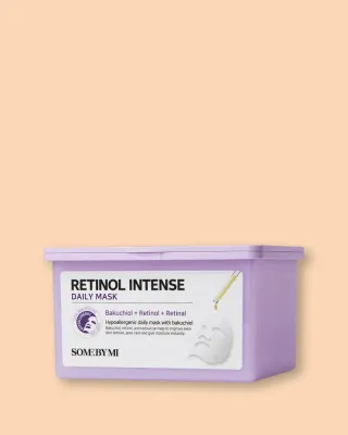 Тканевые маски для лица Some By Mi Retinol Intense Daily Mask, с ретинолом, осветляющие, 30 шт