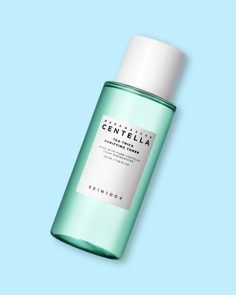 Тонер для лица Skin1004 Madagascar Centella Tea-Trica Purifying Toner с чайным деревом, для кожи, склонной к высыпаниям, 210 мл