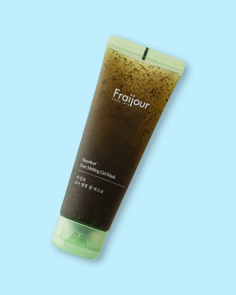 Гелевая маска для лица Fraijour Heartleaf Pore Melting Gel Mask со спикулами и хауттюйнией, 75 мл