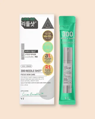 Бустер для лица VT Cosmetics Reedle Shot 300, микроигольчатый, увлажняющий, 2 мл × 10 шт