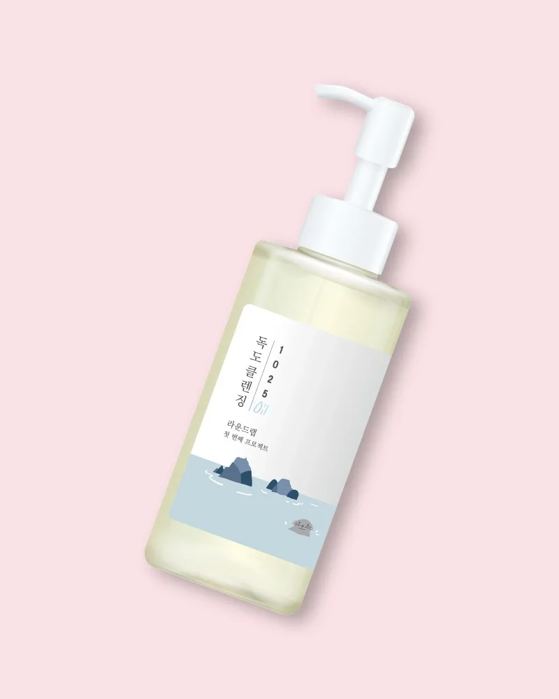 Гидрофильное масло Round Lab 1025 Dokdo Cleansing Oil мягкое, для чувствительной и проблемной кожи, 200 мл