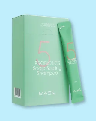 Шампунь Masil 5 Probiotics Scalp Scaling для глубокого очищения кожи головы, против перхоти, 20 × 8 мл