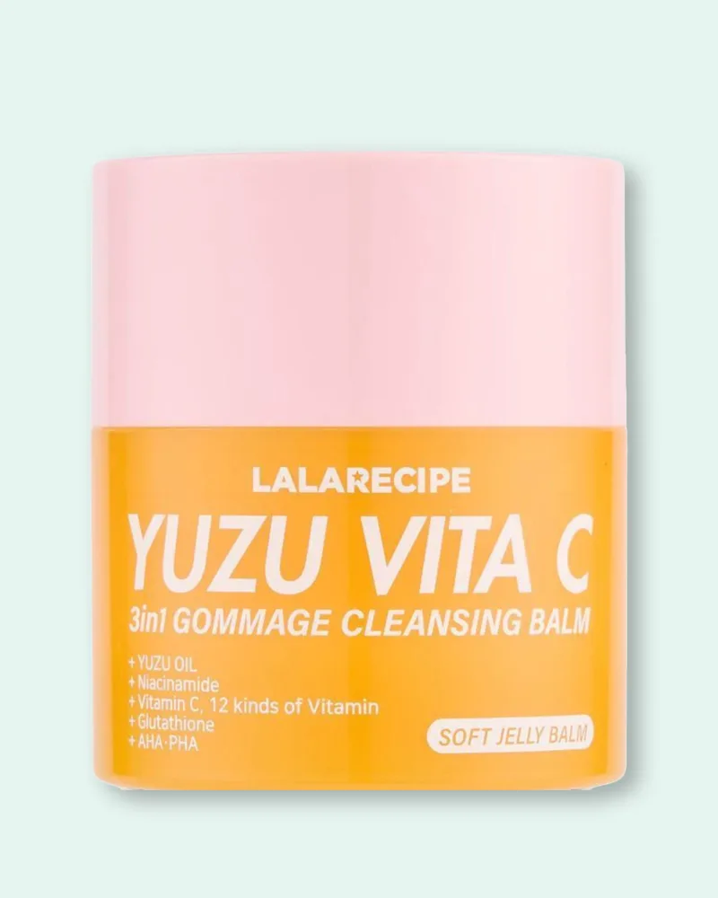 Бальзам для снятия макияжа Lalarecipe Yuzu Vita C 3in1 Gommage Cleansing Balm, с витамином C и юдзу, 50 мл