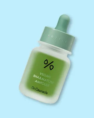 Ампульная сыворотка для лица Dr. Ceuracle Vegan BHA & Matcha Ampoule, регулирующая себум, 30 мл
