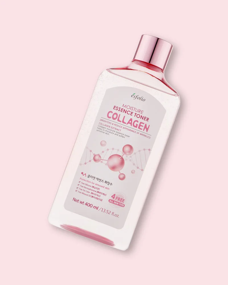 Тоник для лица Esfolio Moisture Collagen Essence Toner увлажняющий, с коллагеном, 400 мл