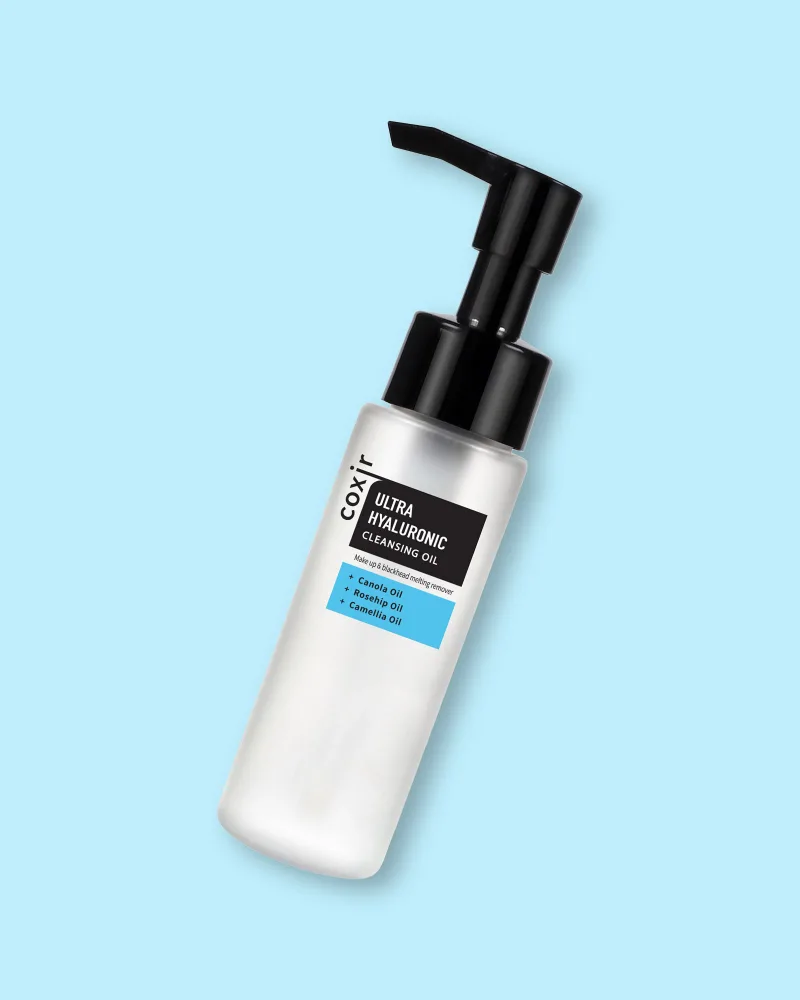 Гидрофильное масло Coxir Ultra Hyaluronic Cleansing Oil с гиалуроновой кислотой, снимает стойкий макияж, 50 мл
