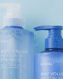 Шампунь Kundal Hyaluron Airy Volume Shampoo Blossom Breeze с гиалуроновой кислотой, для объёма — фото 2