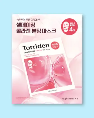 Гидрогелевые маски для лица Torriden Cellmazing Firming Gel Mask, с лифтинг-эффектом, 4 шт по 45 г