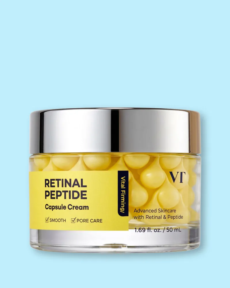 Крем для лица VT Cosmetics Retinal Peptide Capsul Cream, с ретиналем и пептидами, 50 мл