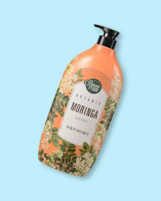 Гель для душа Shower Mate Botanic Terrace Moringa Body Wash, моринга, увлажняющий, 1.2 л