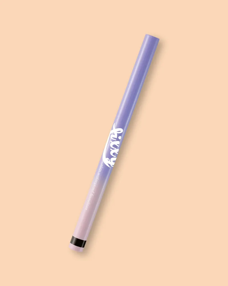 Подводка для глаз Peach C Slim Waterproof Fixxyliner, водостойкая, с ультратонким кончиком, оттенок 01 Black